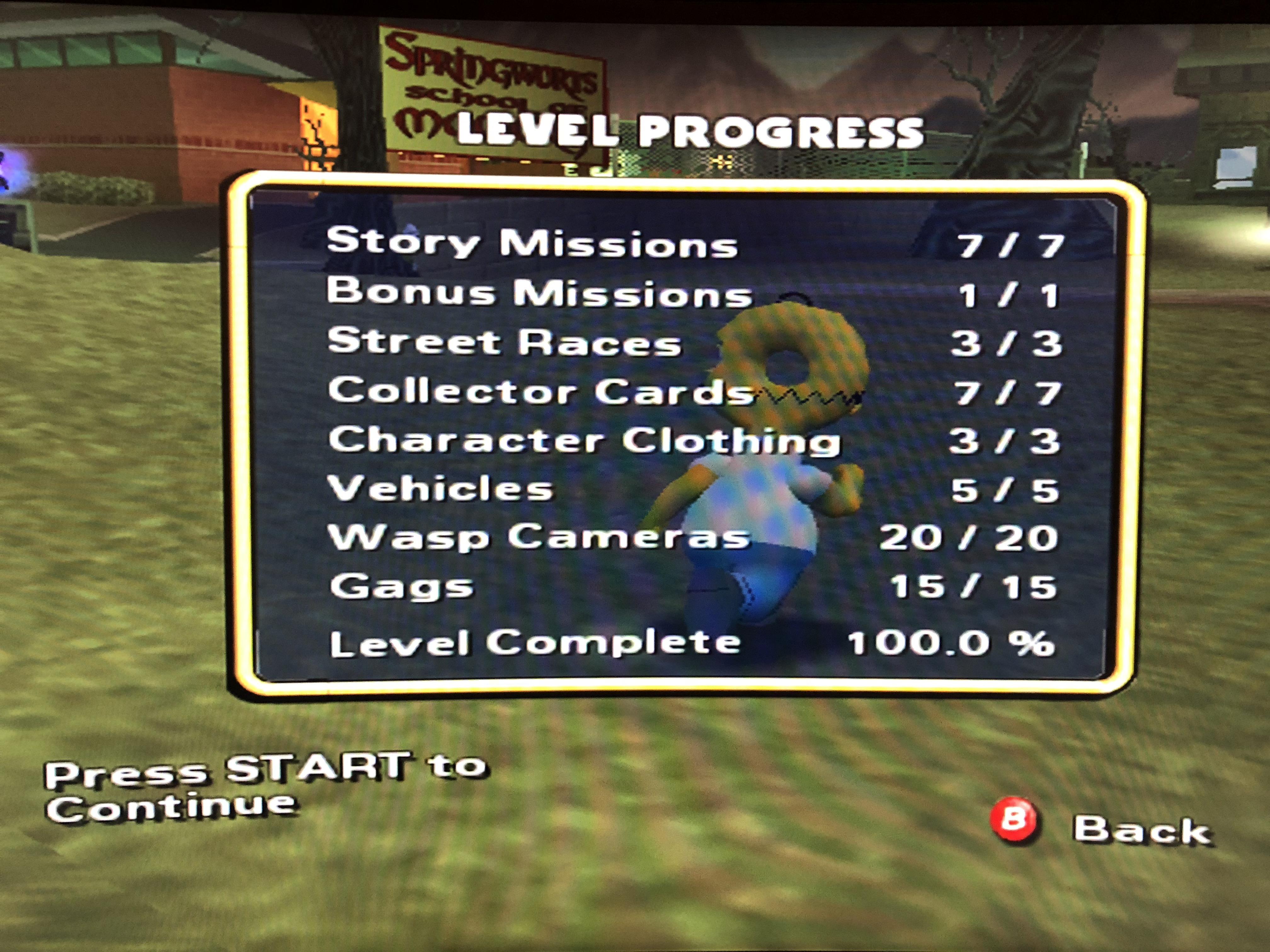 simpsons hit and run missions